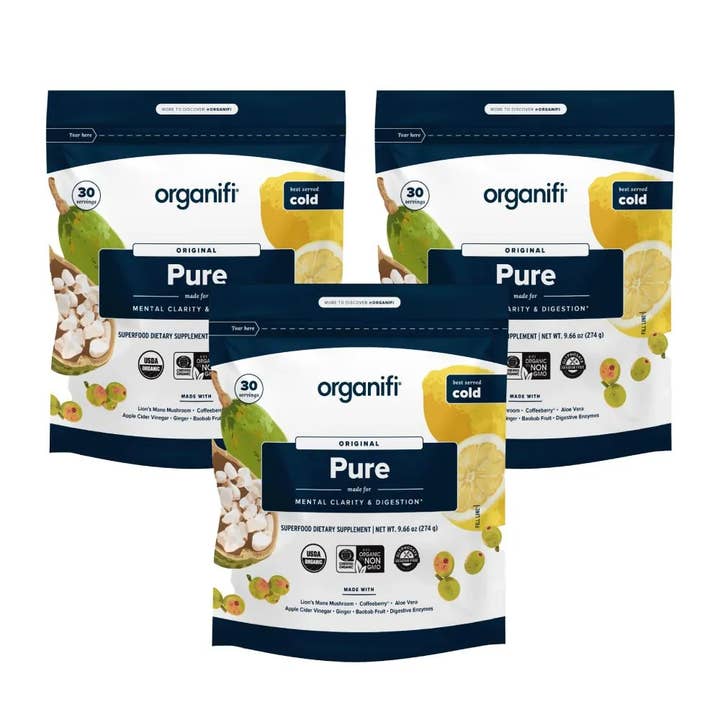 Organifi - Wholesale Protein/Superfood Powder - Organifi Pure - Mental Clarity5