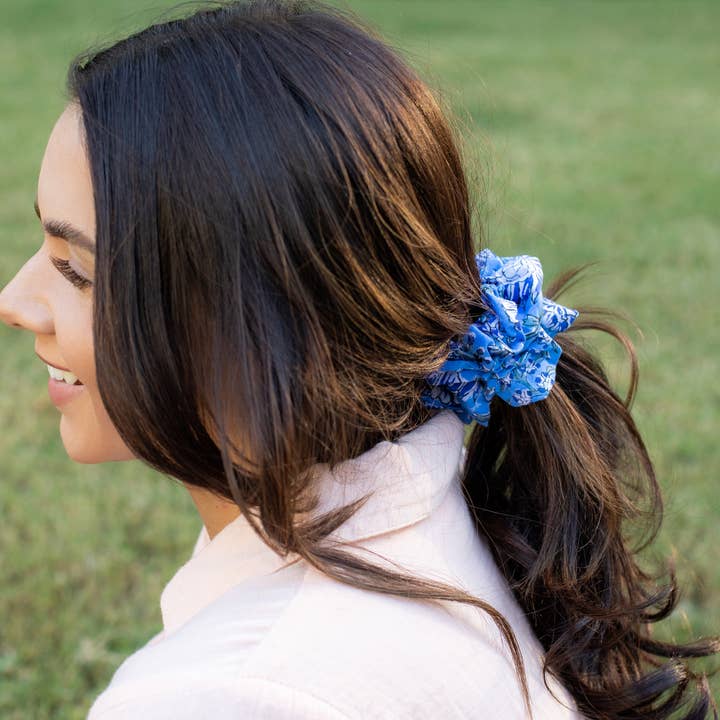 Anju Jewelry - Wholesale Scrunchie - Women's - Block Printed Hair Accessories - Medium Scrunchies Prepack