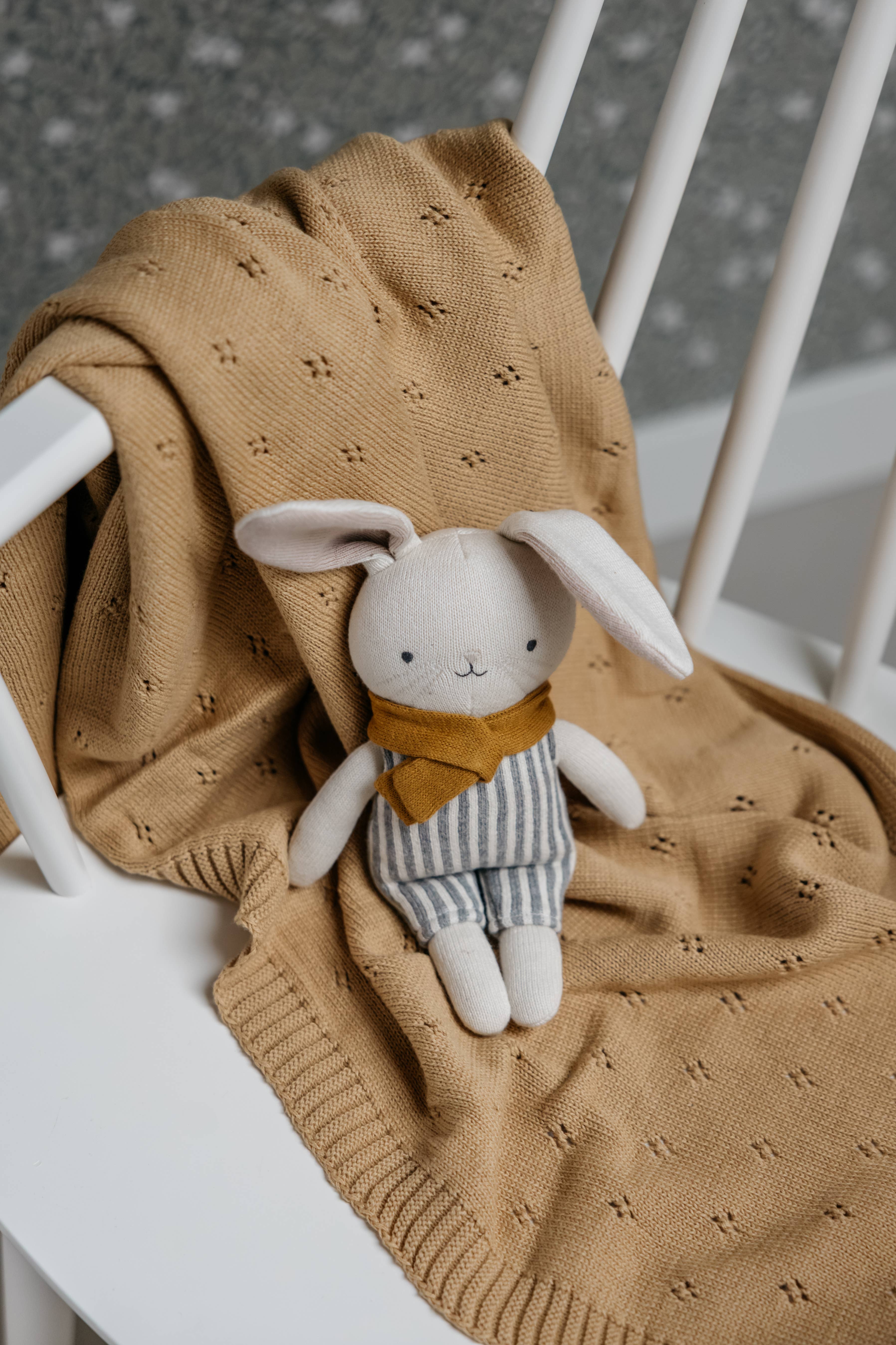 Little Otja – wholesale Fyllda/plyschleksaker - Barn och baby – Stickad kaninmjukisdjur – Mjuk plyschpresent till babyshower3