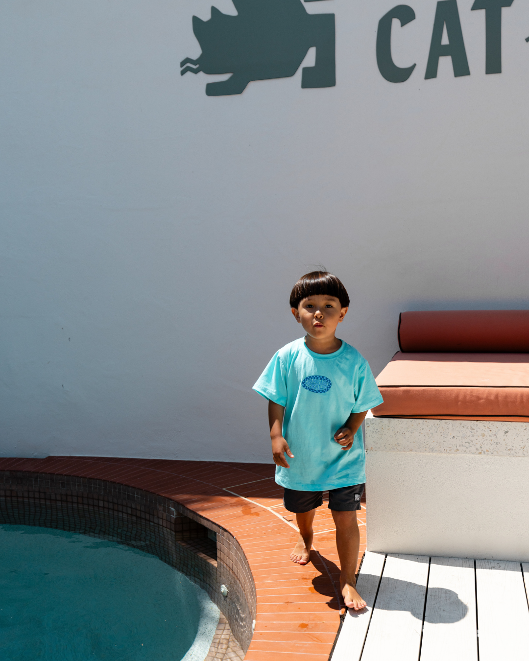 SAND N SALT KIDS - Wholesale Screen Printed T-Shirt - Kids - Salty Kids Surf Club Tee (Aqua Blue)4