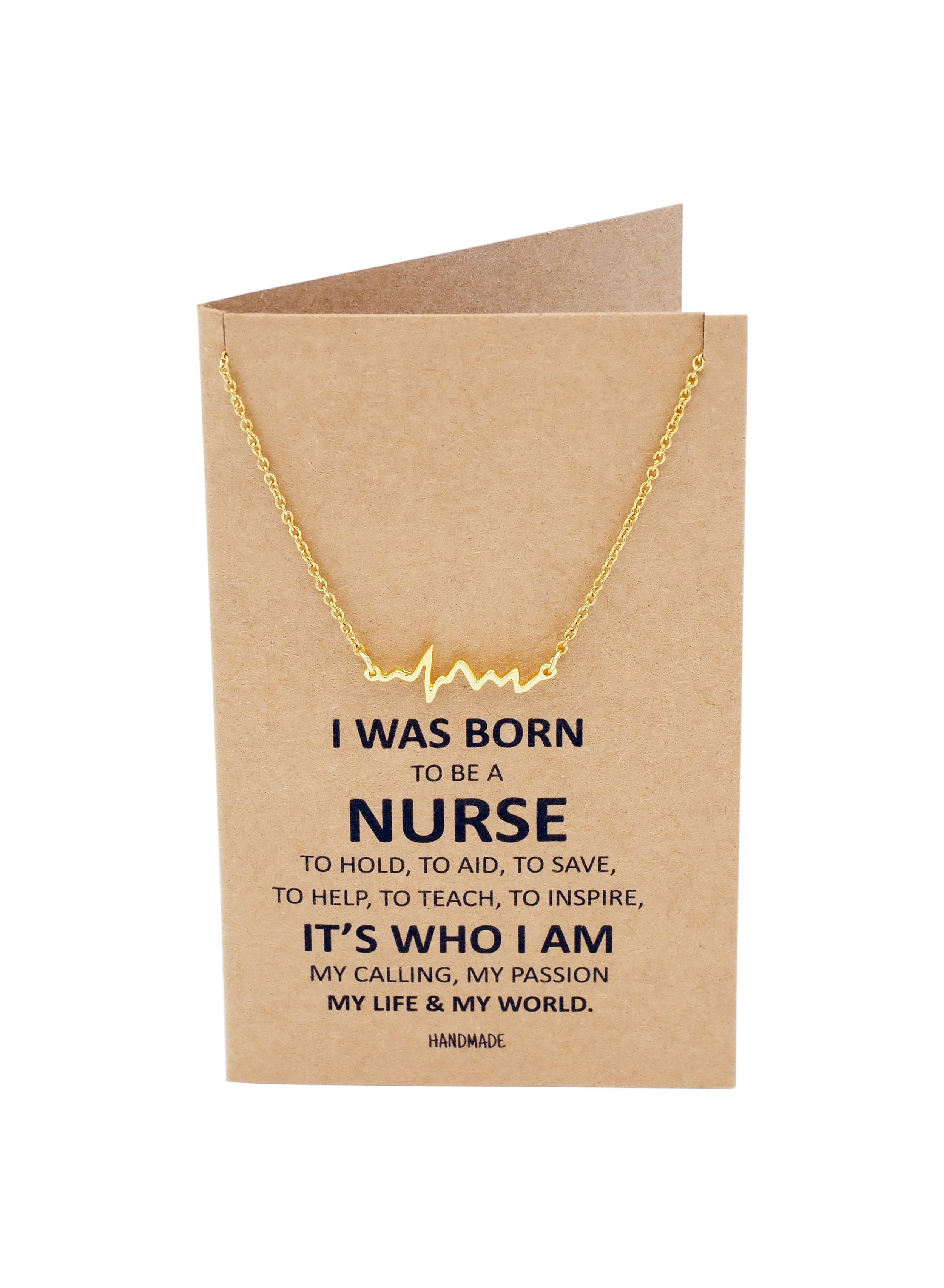 Quan Jewelry - Wholesale Pendant/Charm Necklace - Macaria Electrocardiogram Heartbeat Necklace, Nurse Gifts27