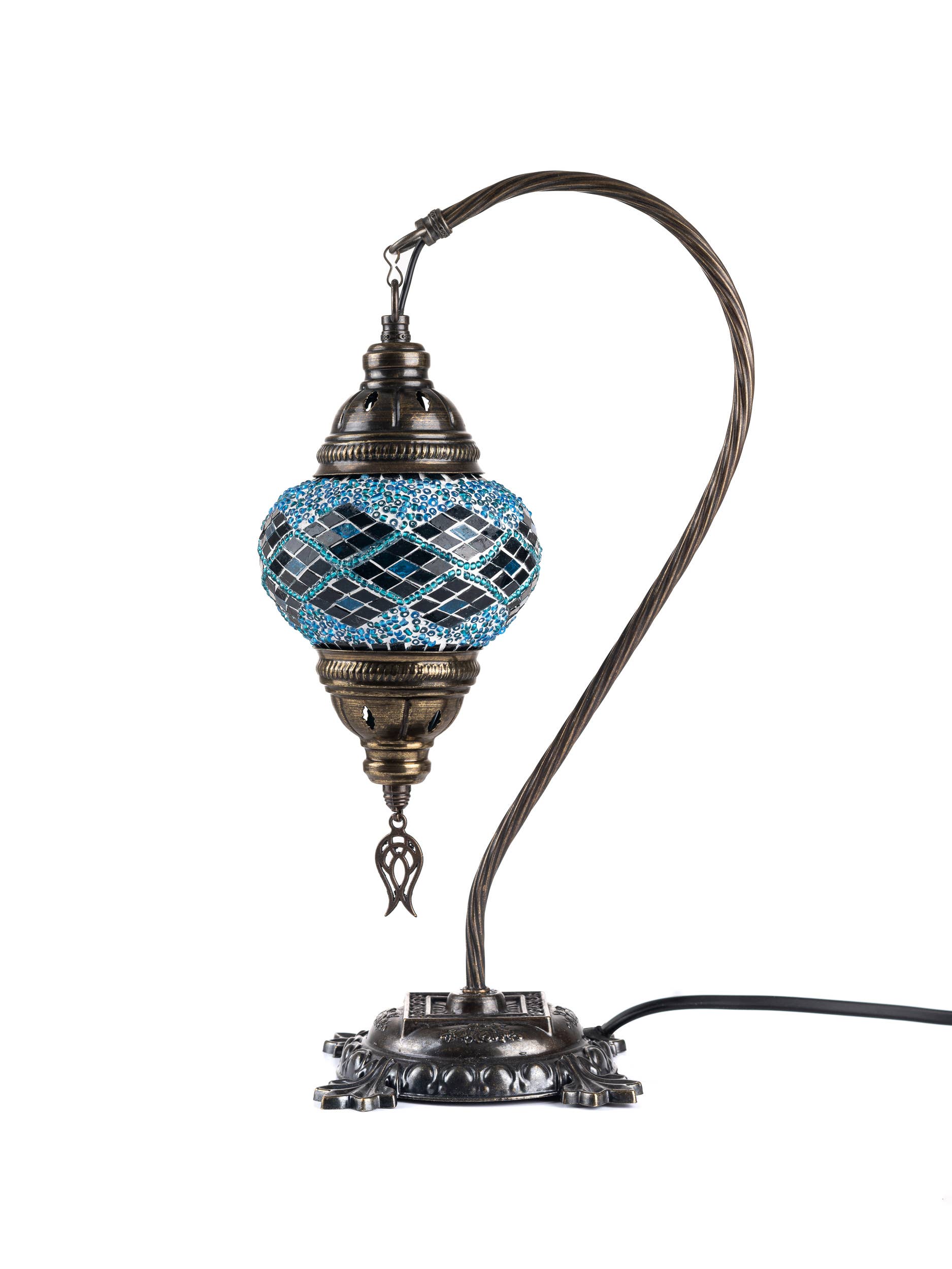 KAFTHAN - Wholesale Accent/Desk Lamp - Swan Neck Mosaic Lamps | Christmas & Holiday Decor Lighting19