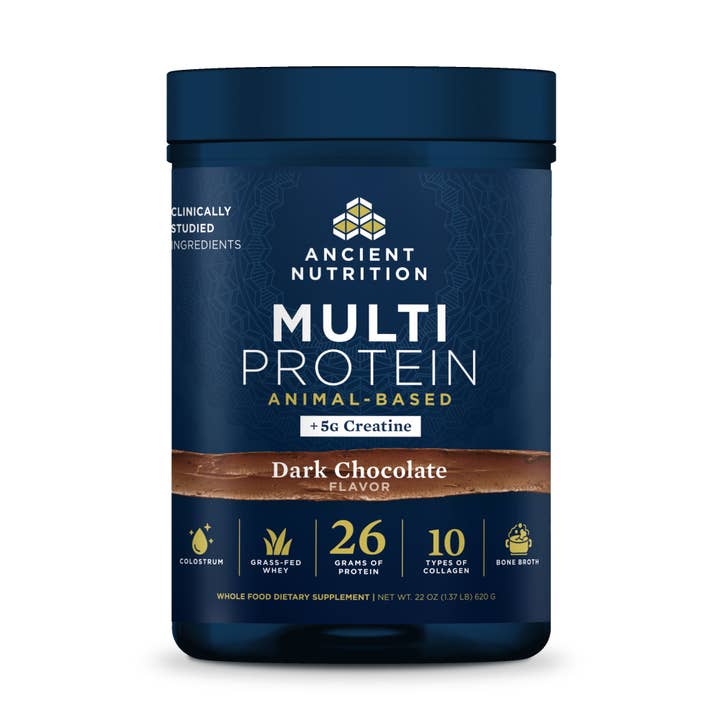 Multi Protein + Creatine | Powder Dark Chocolate (15 Servings) for wholesale by Ancient Nutrition