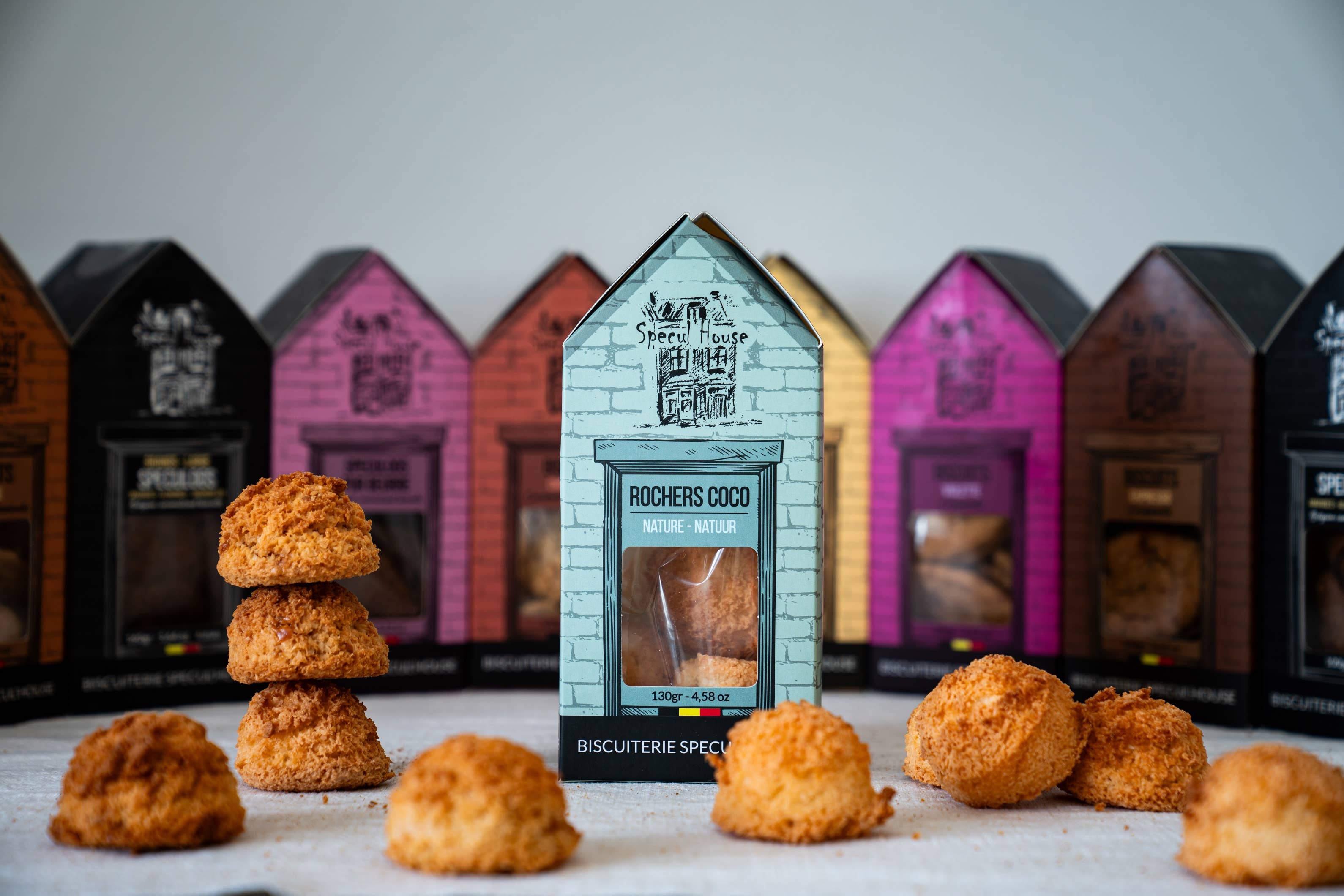 SPECUL'HOUSE - Wholesale Cookie - Coconut rocks - 5 pieces (130 gr)