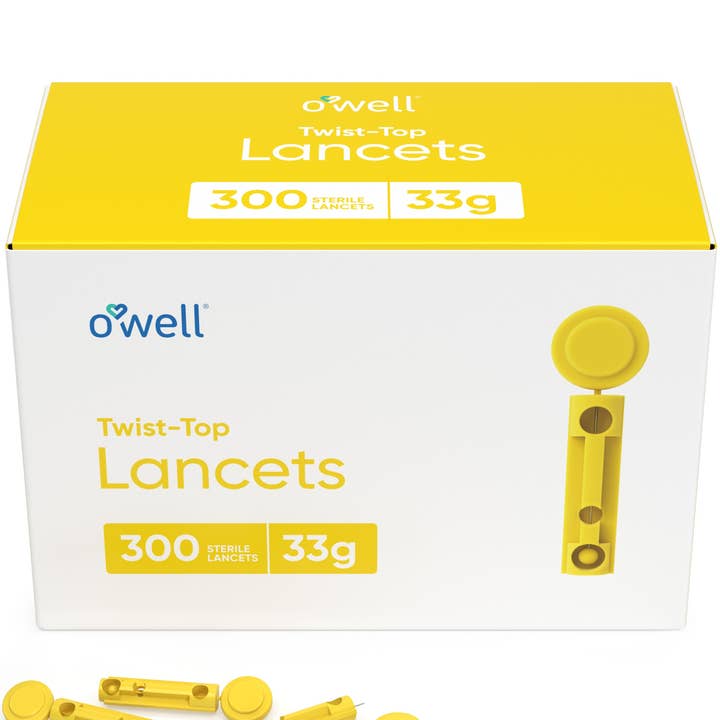 OWELL LLC - Wholesale First Aid Kit - OWELL Twist Top Lancets, 33 Gauge