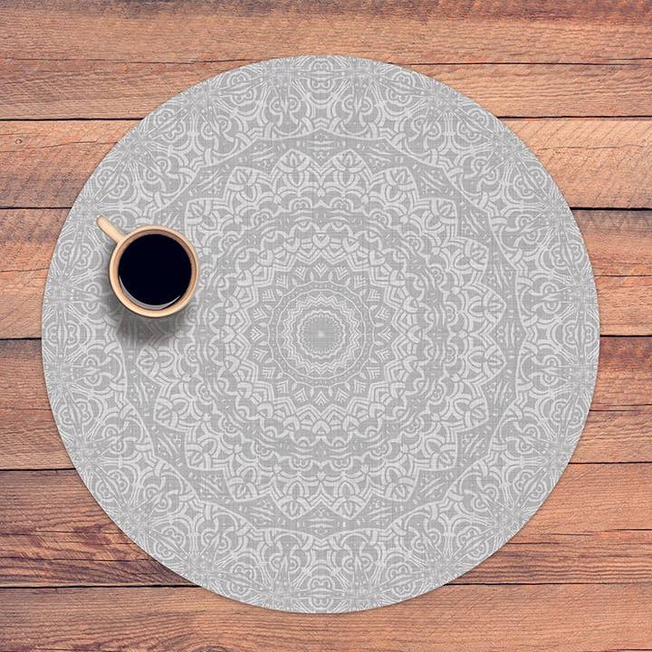 Set 4 manteles individuales redondos Rasley para venta al por mayor de Pinted