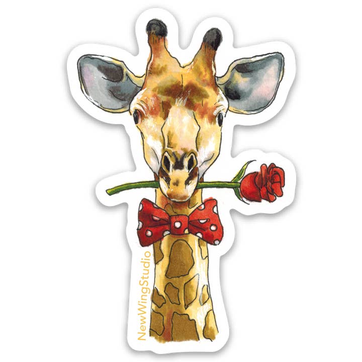 New Wing Studio – wholesale Sticker – Giraffe STICKER1