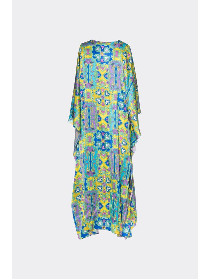 KELLE' CAPRI – Kaftan - Mulher por atacado – Kaftan longo retrô1