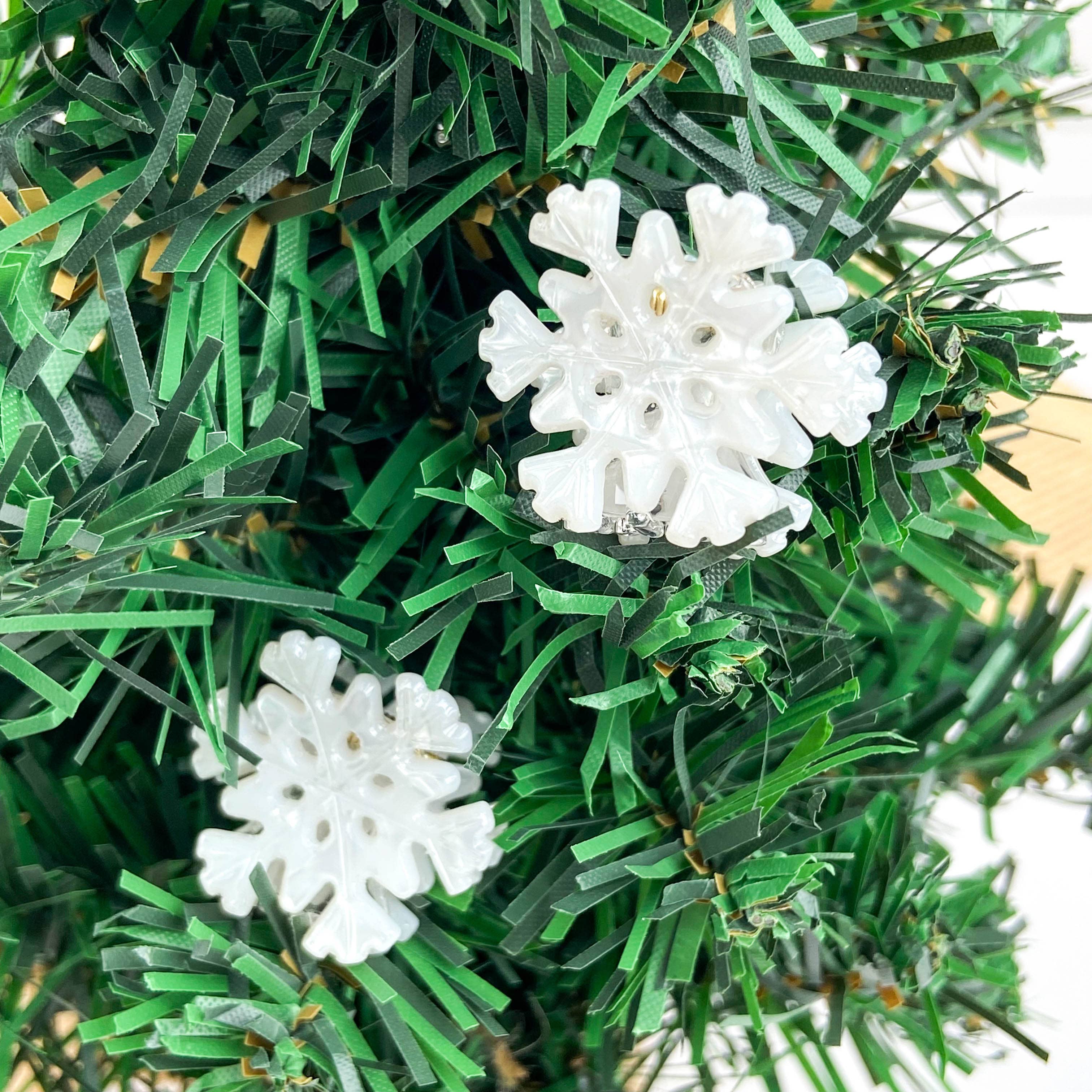 TheDivaSoap - Venta al por mayor Horquilla para el pelo - Mujer - Pinza de Pelo Copo de Nieve Blanco de Invierno, Pinza de Pelo de Navidad5