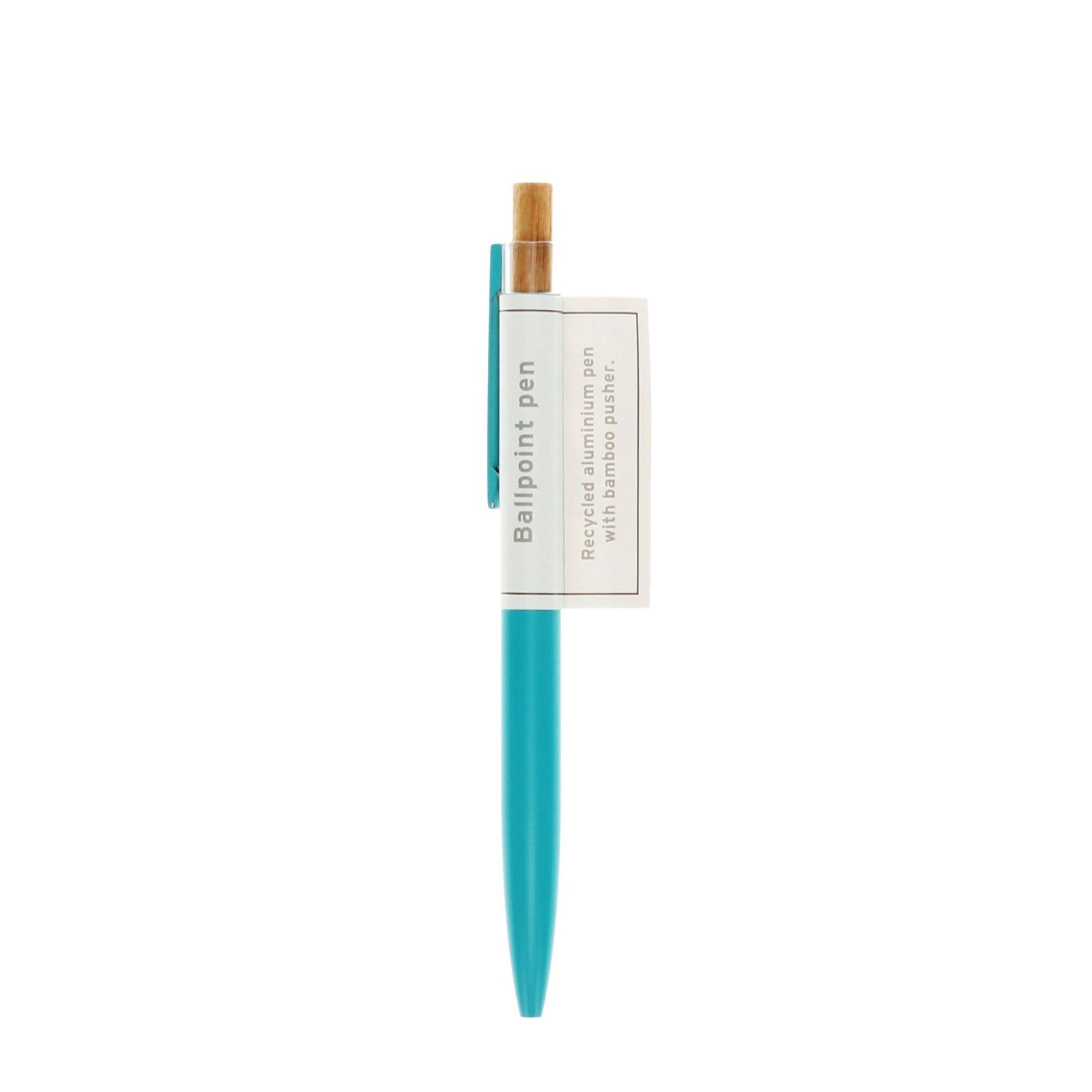 Rex B2B - UK – wholesale Pen – Recycled Aluminium Ballpoint Pen - Turquoise1