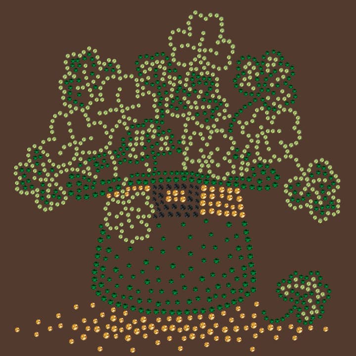 Shamrocks i hatt - Kvinnors Tee för wholesale av Dog in the Closet