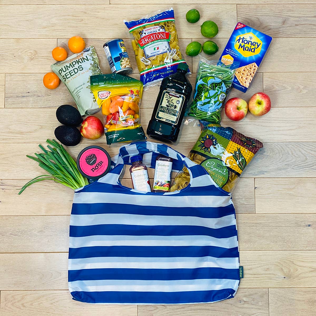 meori Inc - Vente Sacs de course/à provisions - Sac réutilisable pour courses « Pocket Shopper » lavable en machine24