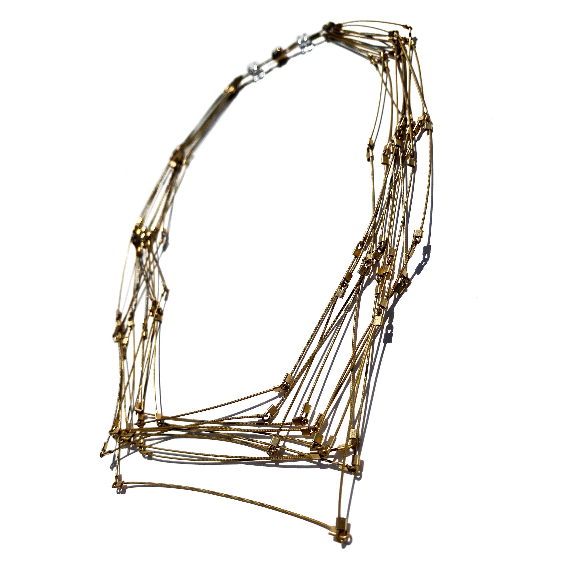 Meghan Patrice Riley – Colar de elos e correntes por atacado – Colar Segmentos de Linha 18" (Curto)0