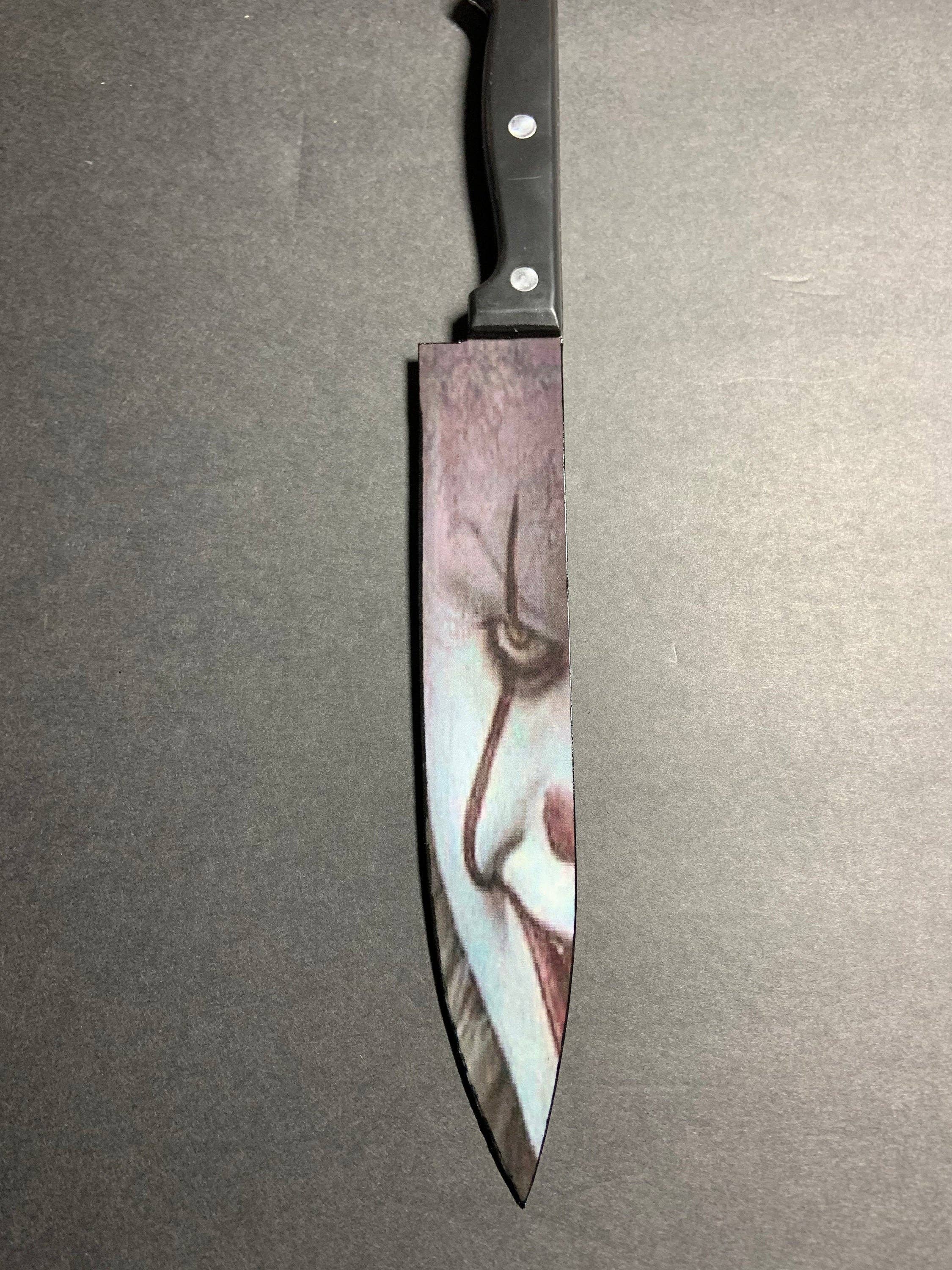 Dead Dave Designs - Vente Couteau de cuisine/multi-usage - Couteau IT Penny Wise avec/sans support sublimé1