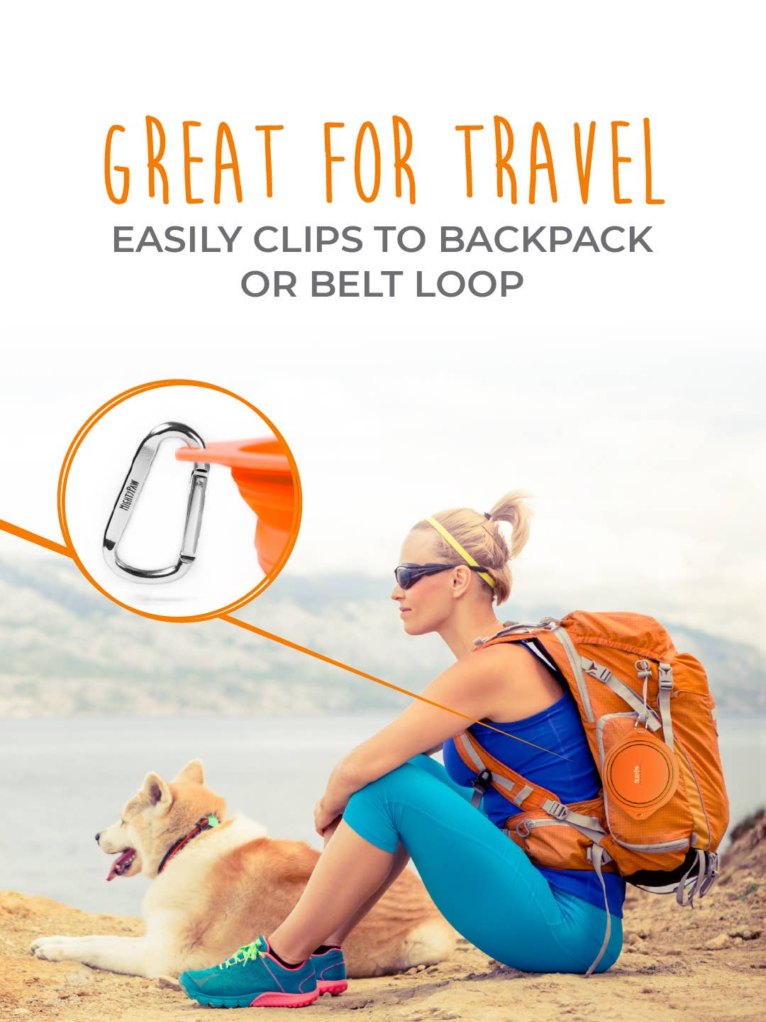 Mighty Paw - Wholesale Pet Bowl - Cat/Dog - Collapsible Travel Dog Bowl Set4