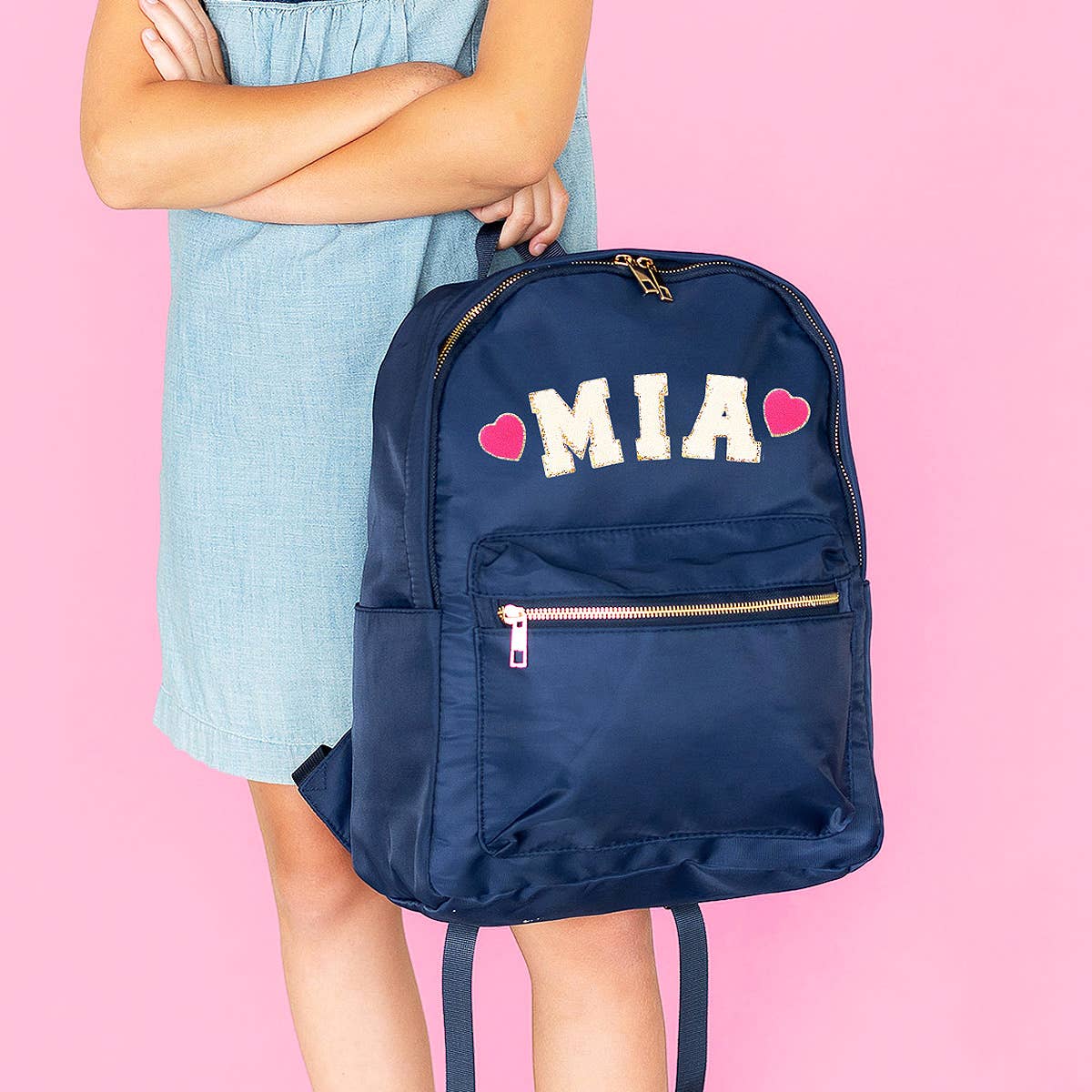Viv&Lou - Wholesale Backpack - Women's - Navy Charlie Backpack3