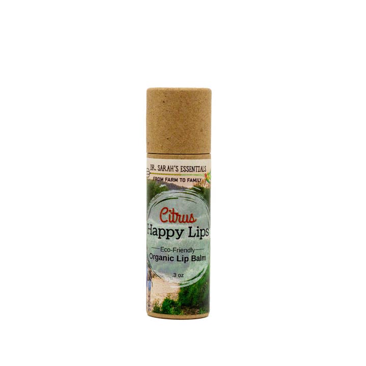 Dr. Sarah's Essentials LLC - Wholesale Lip Balm - Happy Lips (Organic Lip Balm)