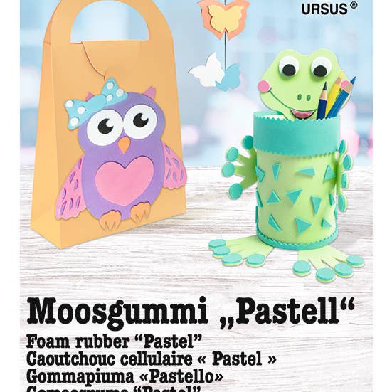 Pastellskumgummi, 20 x 30 cm för wholesale av URSUS® / Buntpapierfabrik Ludwig Bähr GmbH & Co. KG