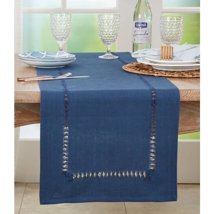Saro Lifestyle - Wholesale Table Runner - Hemstitch Runner10
