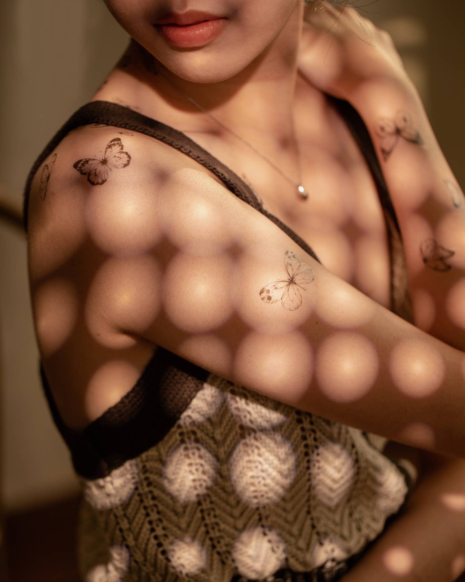 PAPERSELF - Venta al por mayor Tatuajes temporales - Tatuaje temporal de mariposas negras6