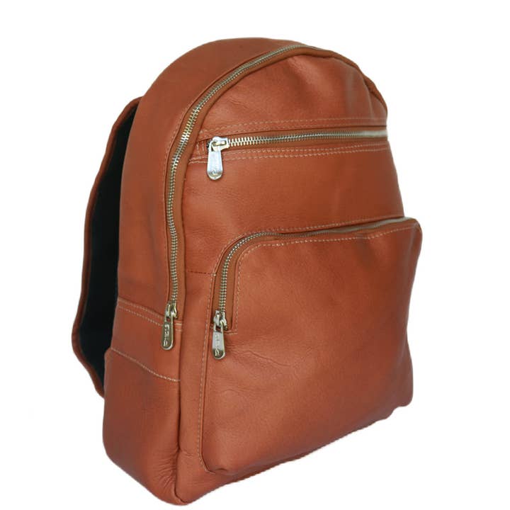 FRONT POCKET LAPTOP BACKPACK for wholesale by Piel Leather