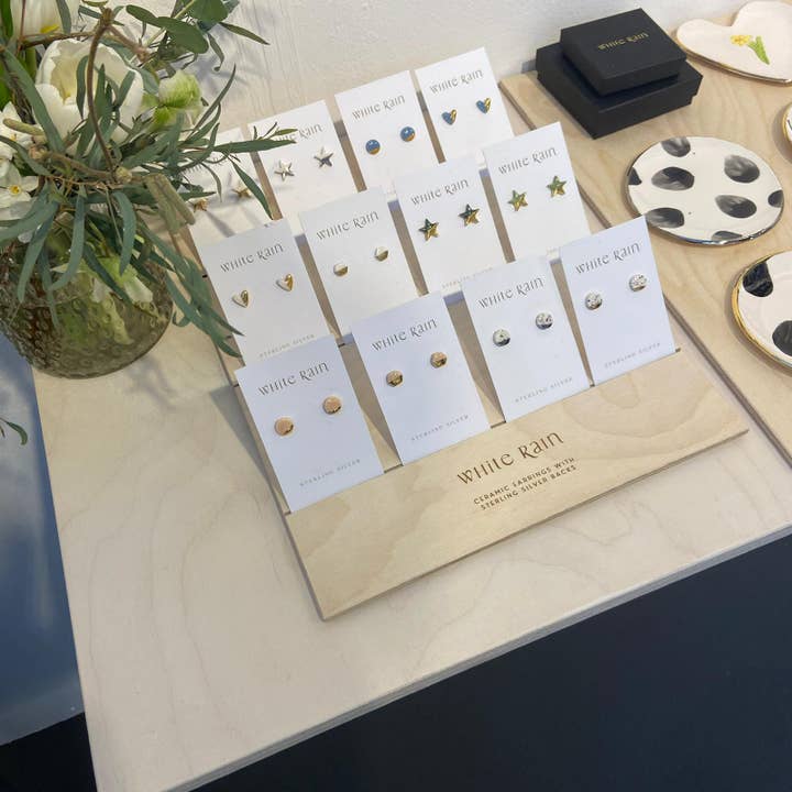 White Rain Ceramics - Vendita all'ingrosso Espositori e vetrine per gioielli - Espositore per orecchini
