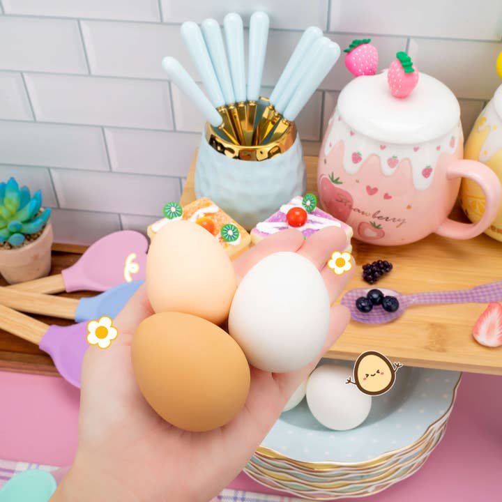 Kawaii Slime Company - Wholesale Squishy Toy - Kids & Baby - Fresh Squishy Eggs Sensory Toys (6pcs/case)