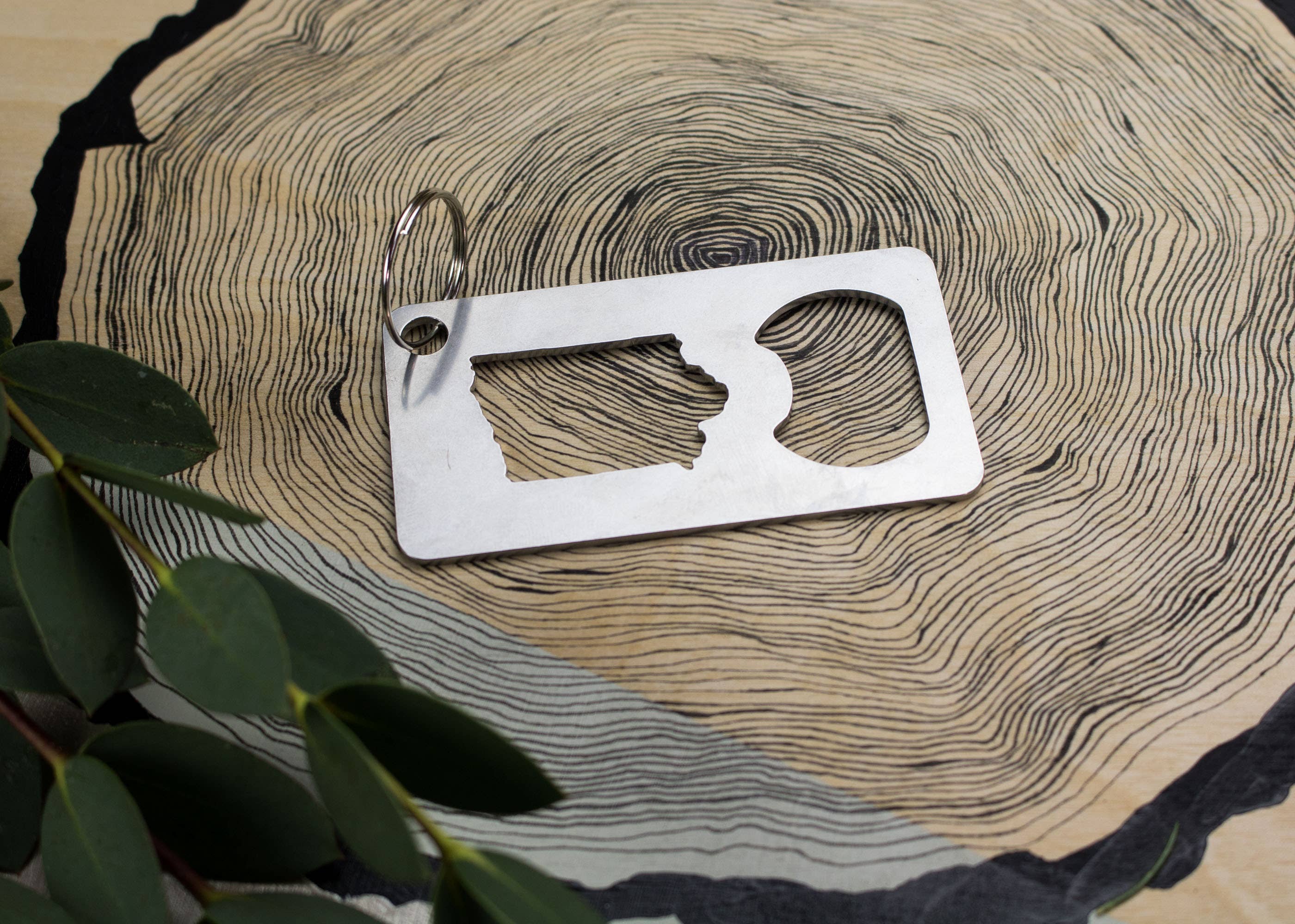 Iron Maid Art - Wholesale Bottle/Wine Opener - Iowa State Stainless Steel Beer Bottle Opener Gift6