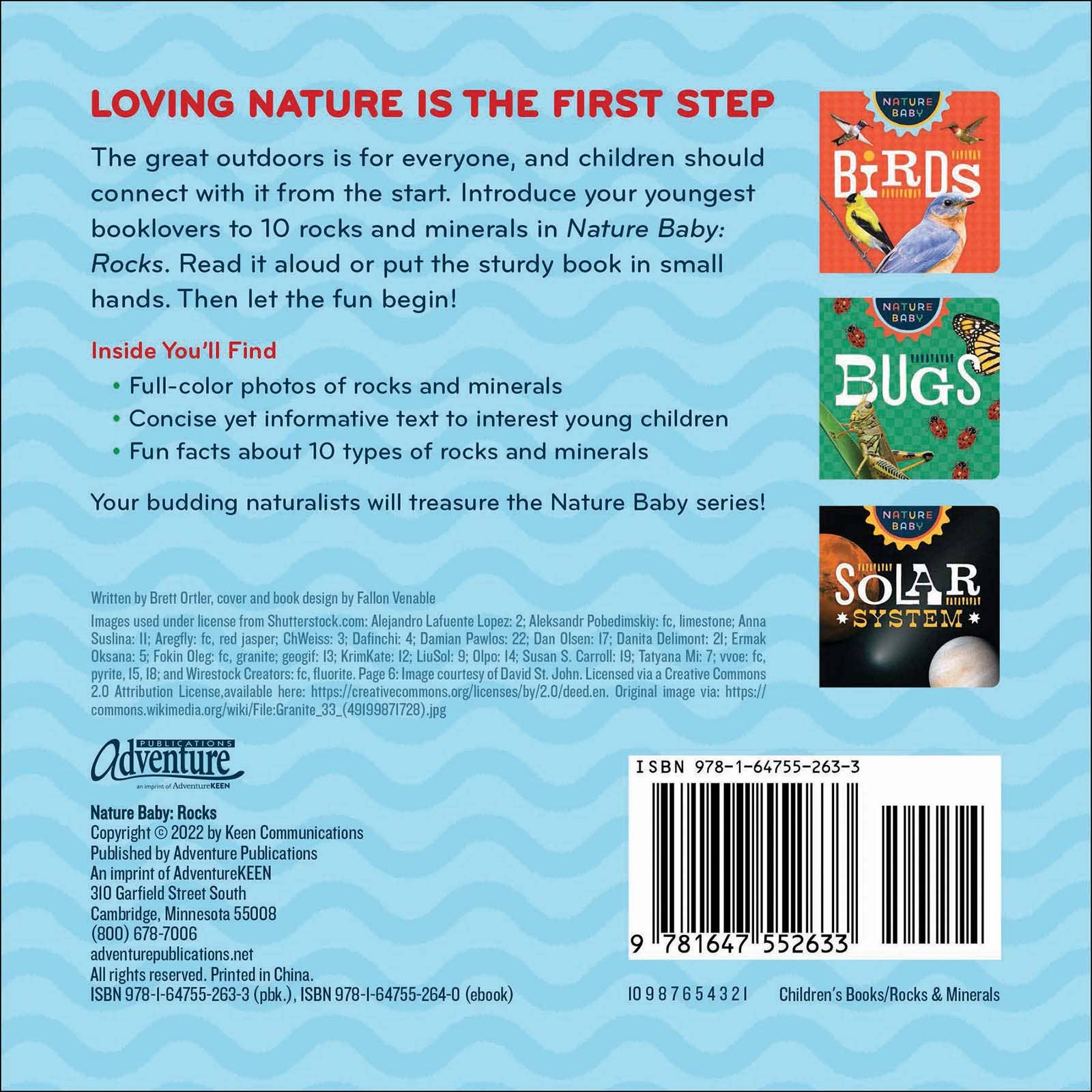 AdventureKEEN - Wholesale Baby & Toddler Book (0-2) - Nature Baby: Rocks5
