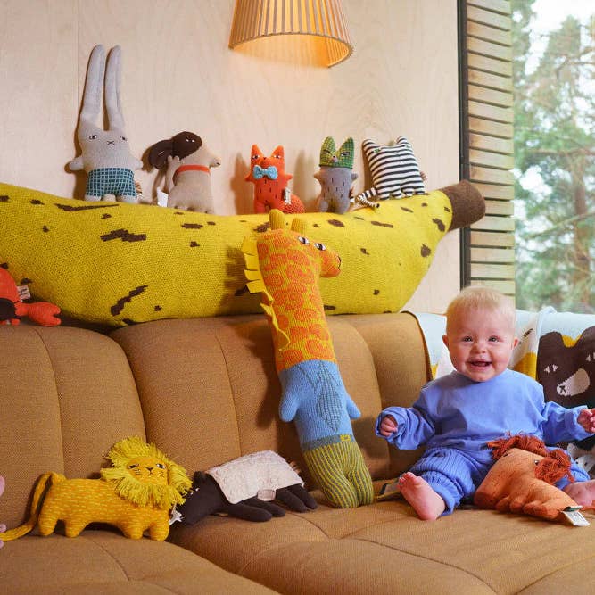 D & A Home Australia Pty Ltd - Wholesale Stuffed/plush toy – Kids & baby - Cotton Baby Soft Toy by Donna Wilson - Stanley Dog Wee One1