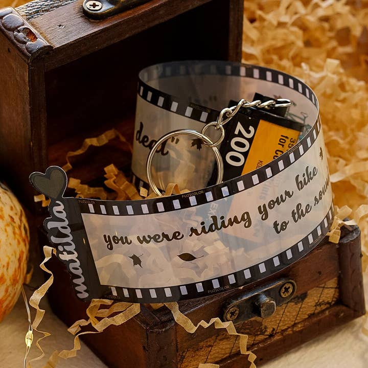 HS Inspired Matilda Film Roll Keychain | Matilda Song Lyrics for wholesale by To Be So Styles