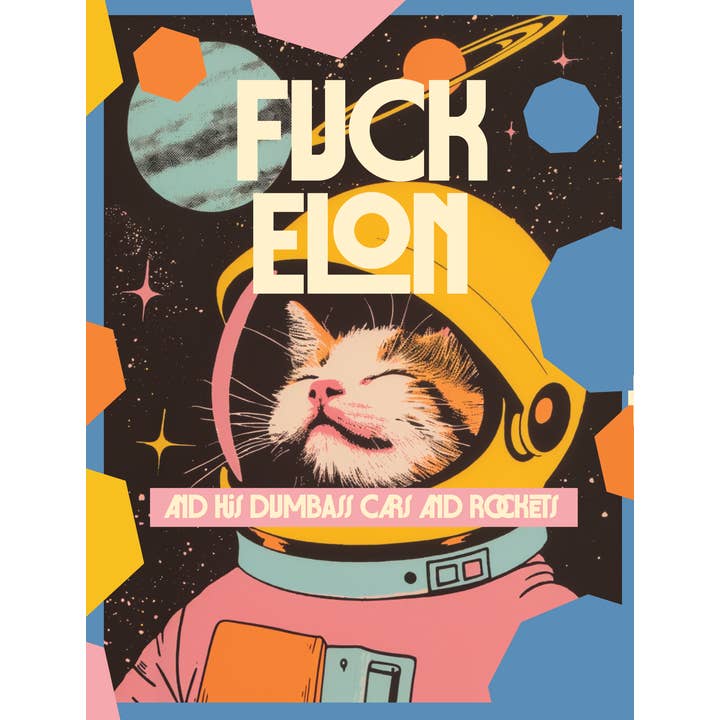 OffensiveDelightful - Wholesale Everyday Greeting Card - F* ELON and his goddamn ROCKETS