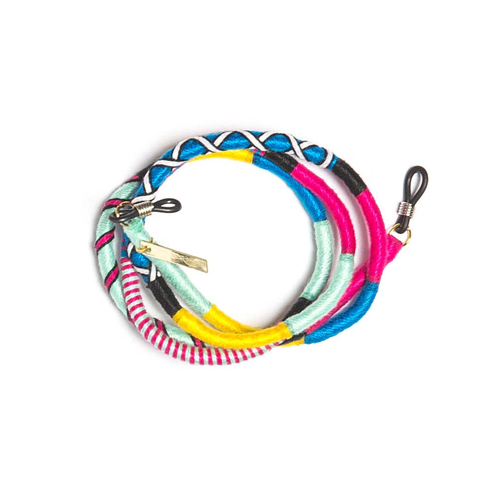 LE POM POM – wholesale Lanyard – Women’s – Rainbow Lanyard & Glasses Strap0