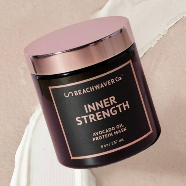 Inner Strength Avocado Oil Protein Mask for wholesale by The Beachwaver Co.