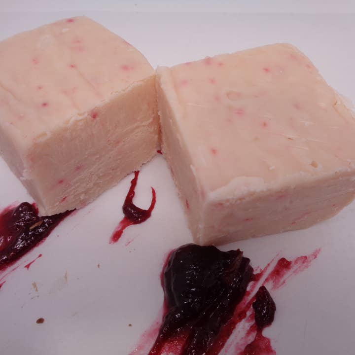 Bear Creek Candy Kitchen - Wholesale Fudge - 🍓Strawberry Cheesecake Fudge🍰 (1/2 lb)