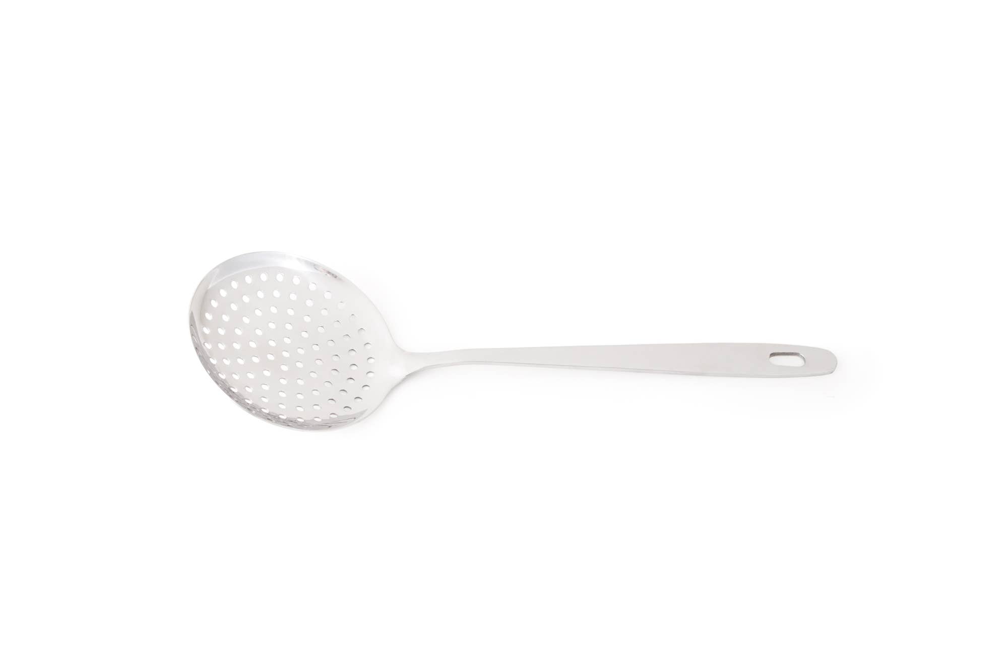 Fox Run Brands – wholesale Kitchen spoon – Fox Run Stainless Steel Skimmer Spoon, 13"1