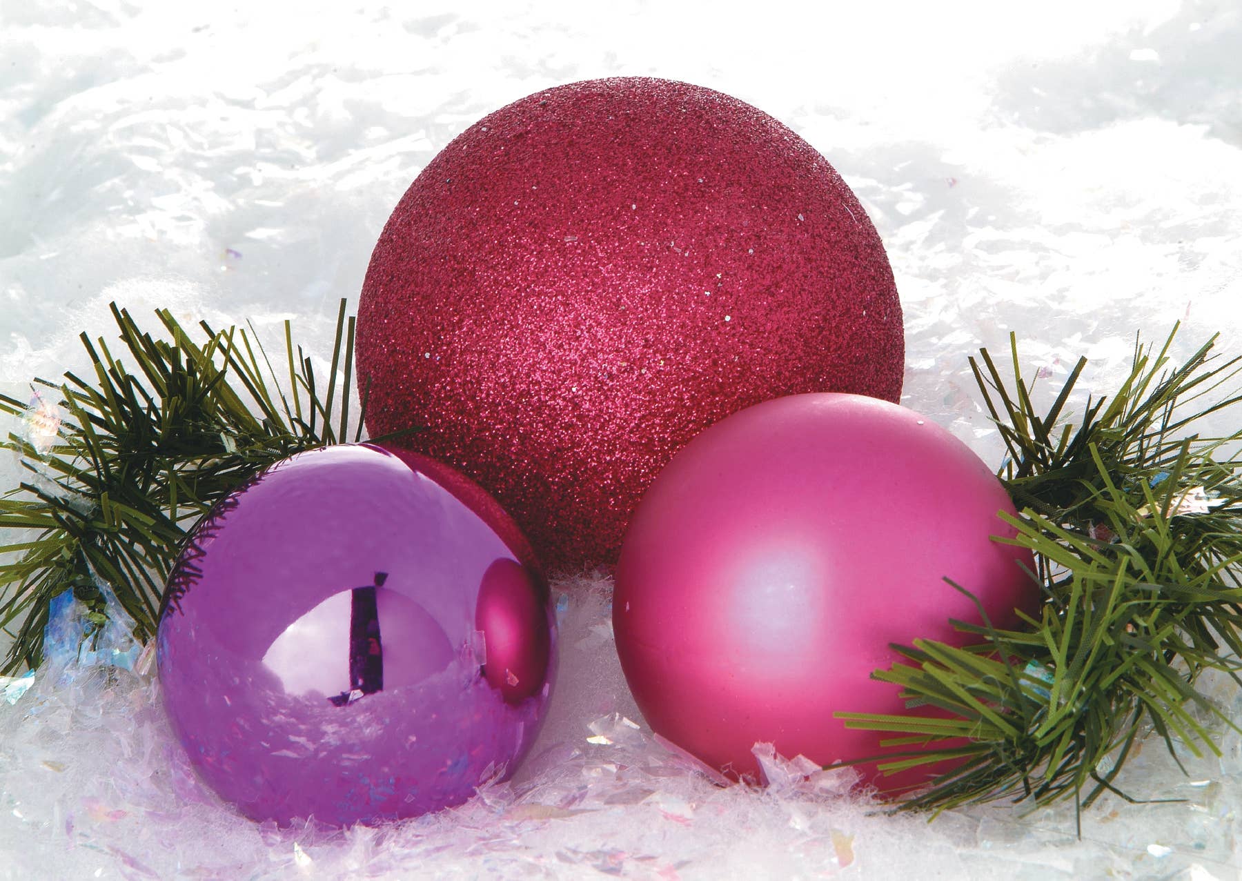 Studio Specialties - Wholesale Ornament - ORNAMENT MATTE - CERISE - 1.25"0