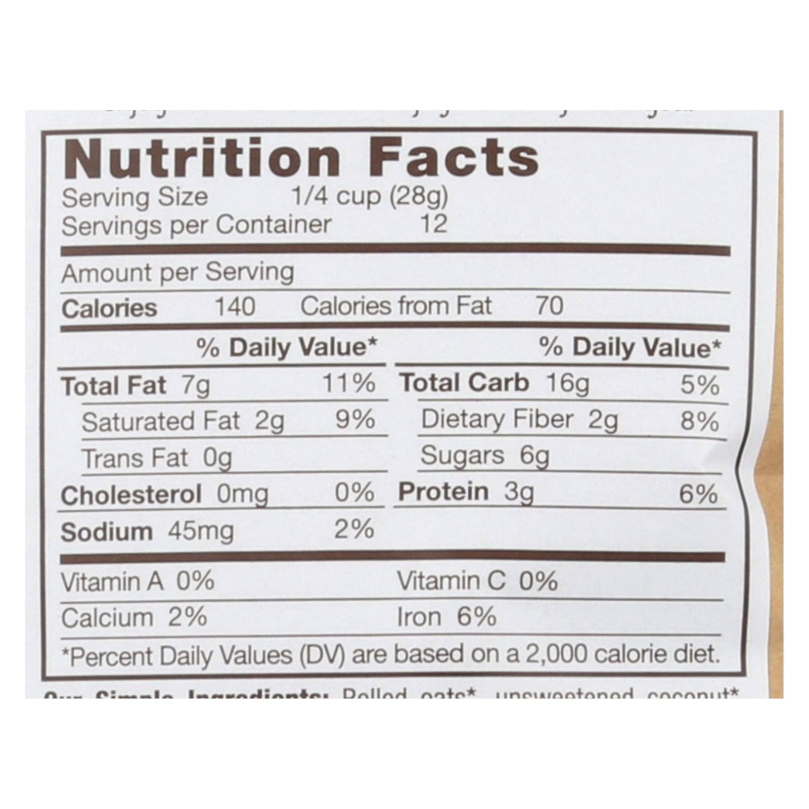 Ware Spark - Wholesale Granola - Michele's Granola - Granola Cinnamon Raisin - Case Of 6-12 Oz2