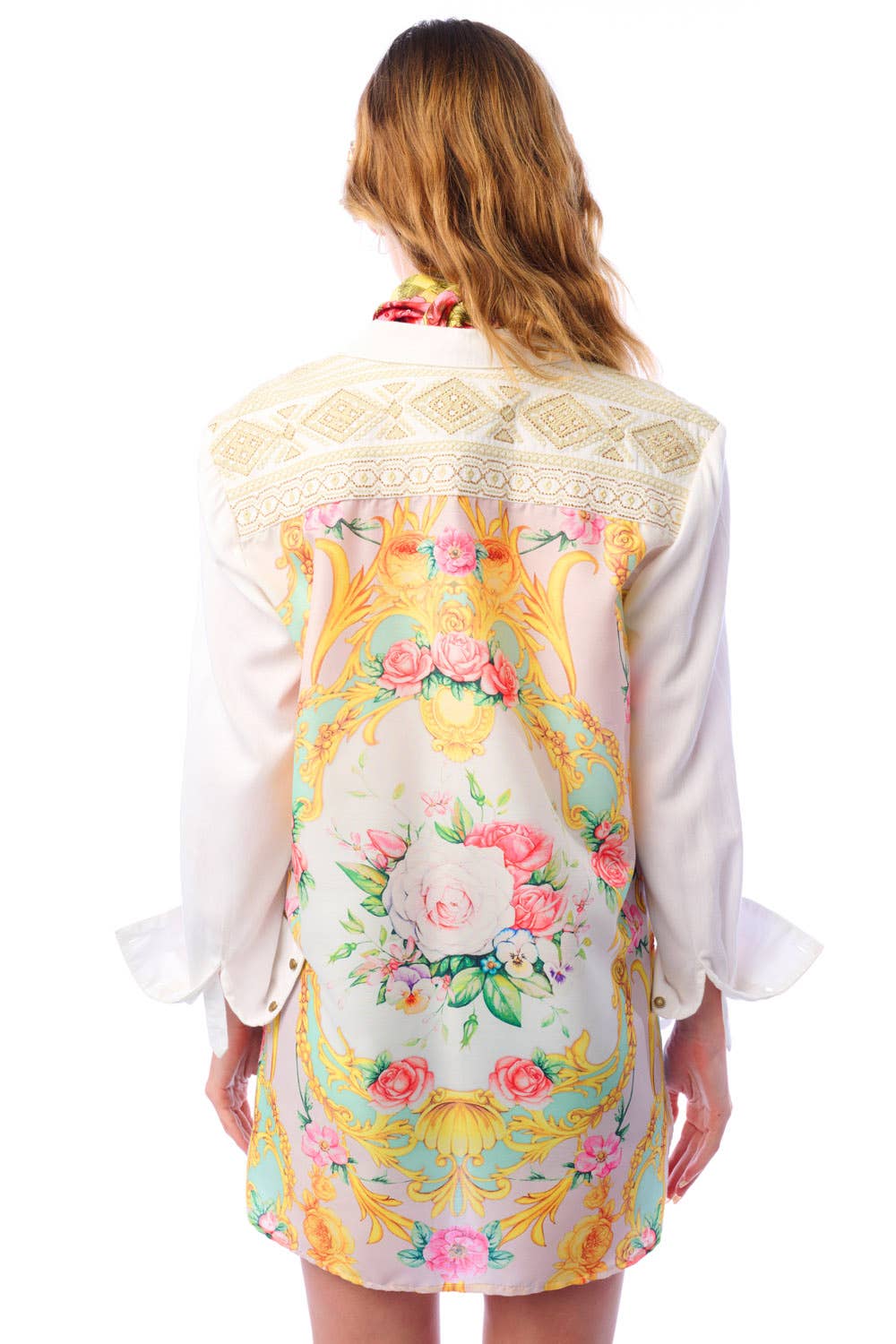 White Marcella Shirt for wholesale on Faire1