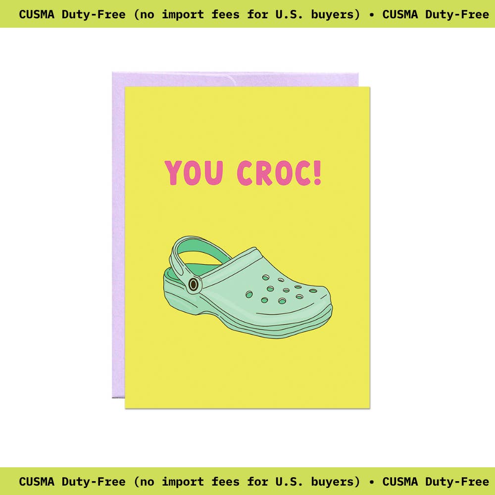 Party Mountain Paper co. - Vente Cartes d'encouragement - You Croc | Carte d'encouragement