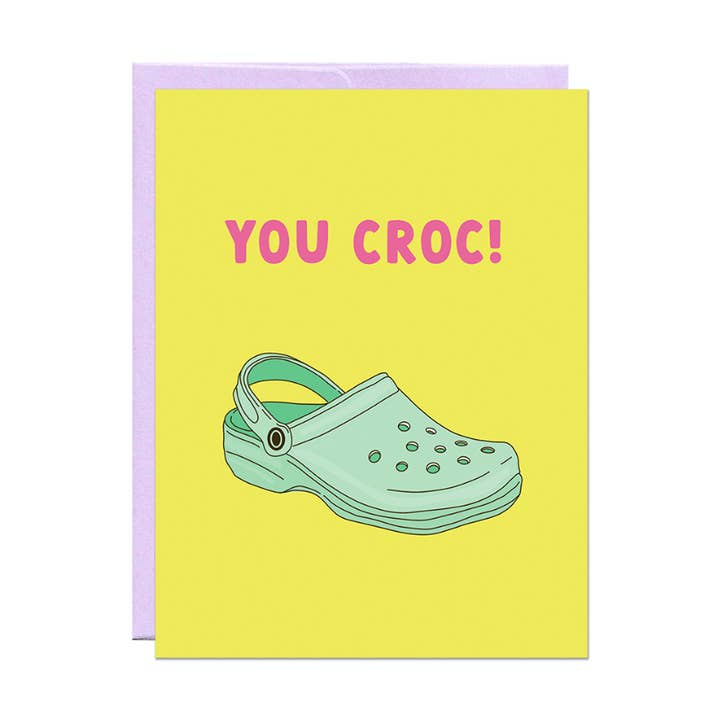 Party Mountain Paper co. - Vente Cartes d'encouragement - You Croc | Carte d'encouragement0