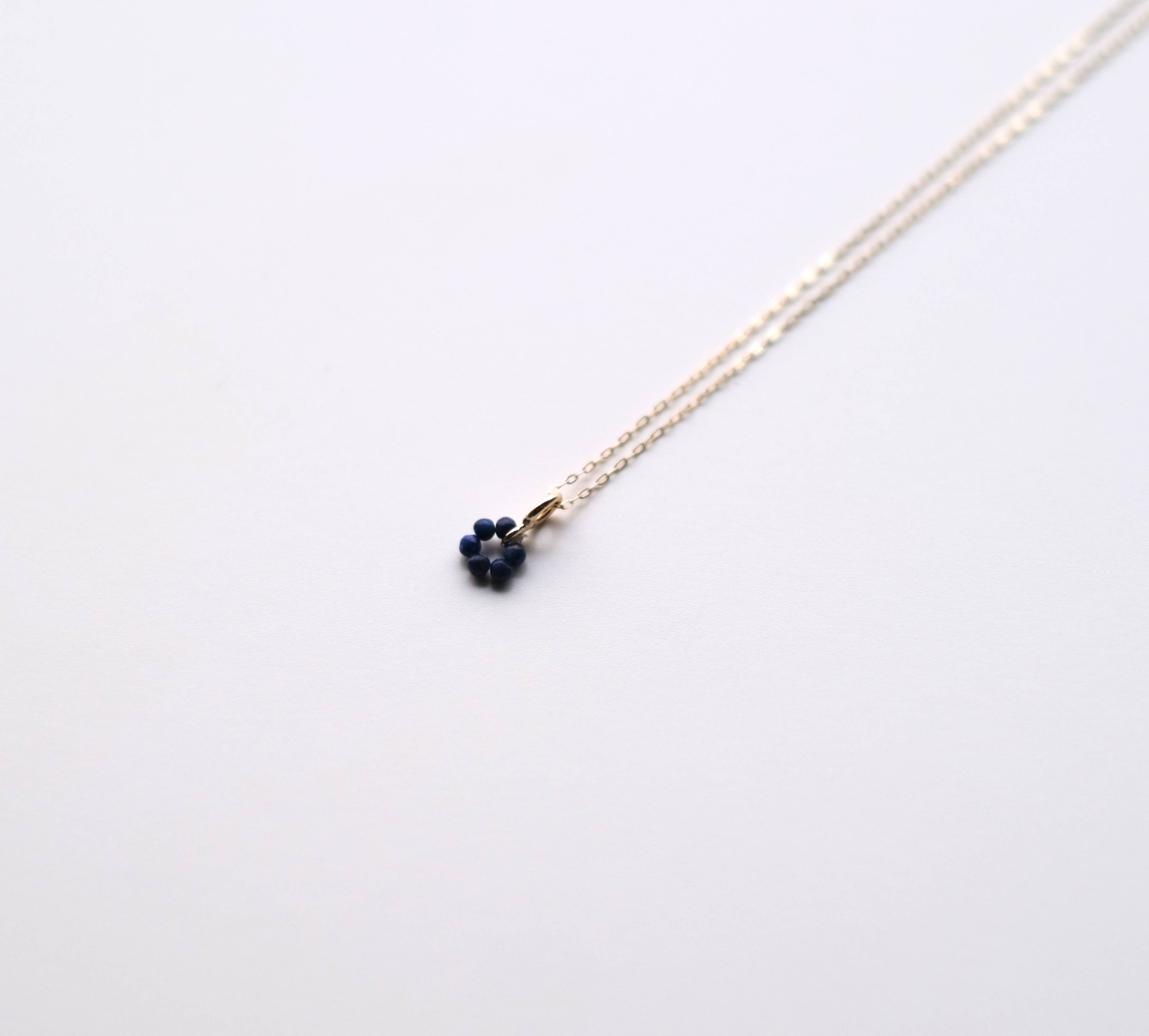 Object Flux - Wholesale Pendant/Charm Necklace - Gemstone Flower Pendant on 14K Gold Chain Necklace2