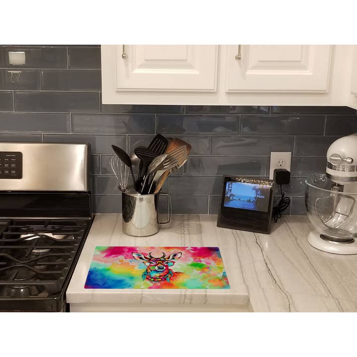 Hippie-Tier-Schneidebrett mit Hirschmotiv DAC3975 für den Großhandel von Caroline's Treasures