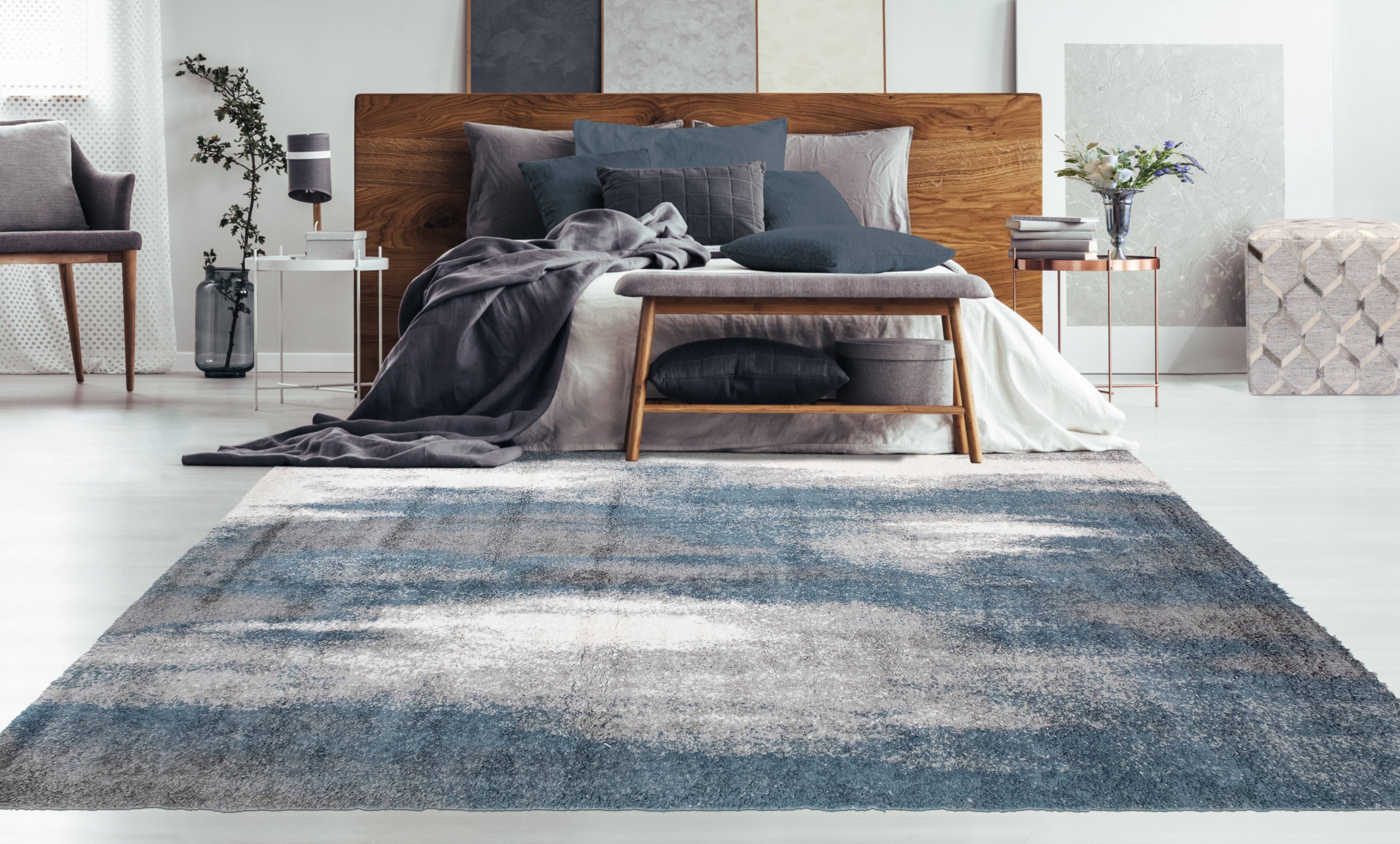 Noori Rug - Wholesale Area Rug - Lux Baxter Blue/Grey Rug7