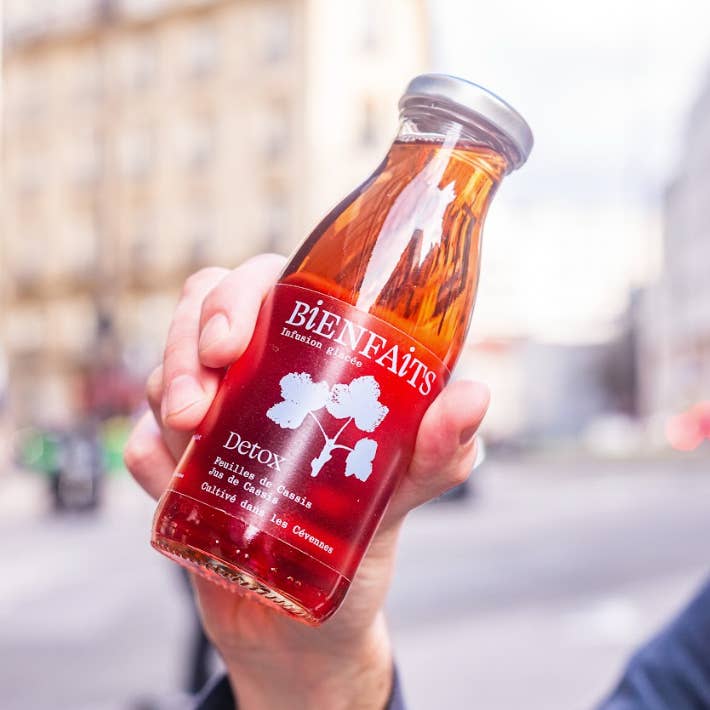 Detox - Cassis leaves & blackcurrant juice - 25cl for wholesale by Bienfaits Infusions