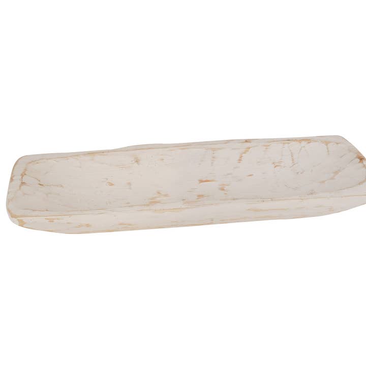 Santa Fe Baguette Bowl Home Decor #2-White-6x20 in-CLEARANCE for wholesale by My Amigos Imports