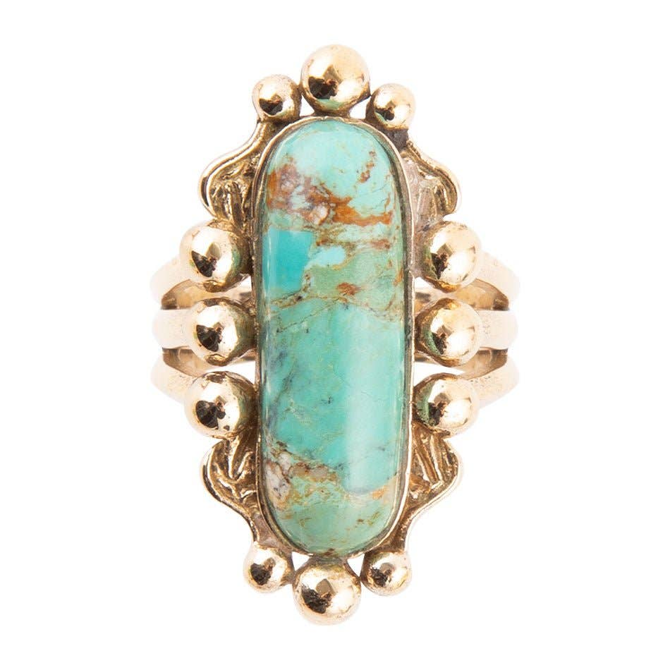 Barse Jewelry - Wholesale Cocktail/Statement Ring - Plateau Turquoise Ring2