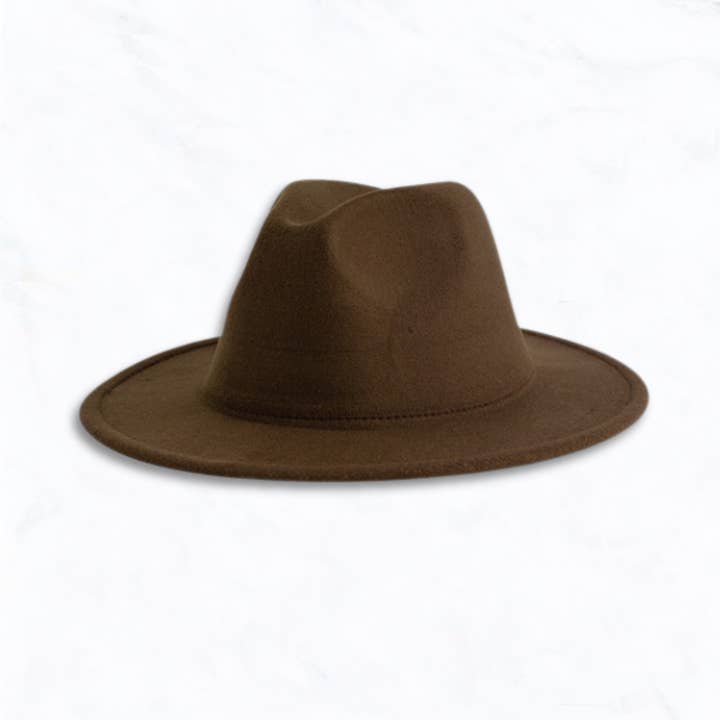 Suzie Q USA - Wholesale Fedora - Unisex - Flat Edge Felt Fedora Hat1