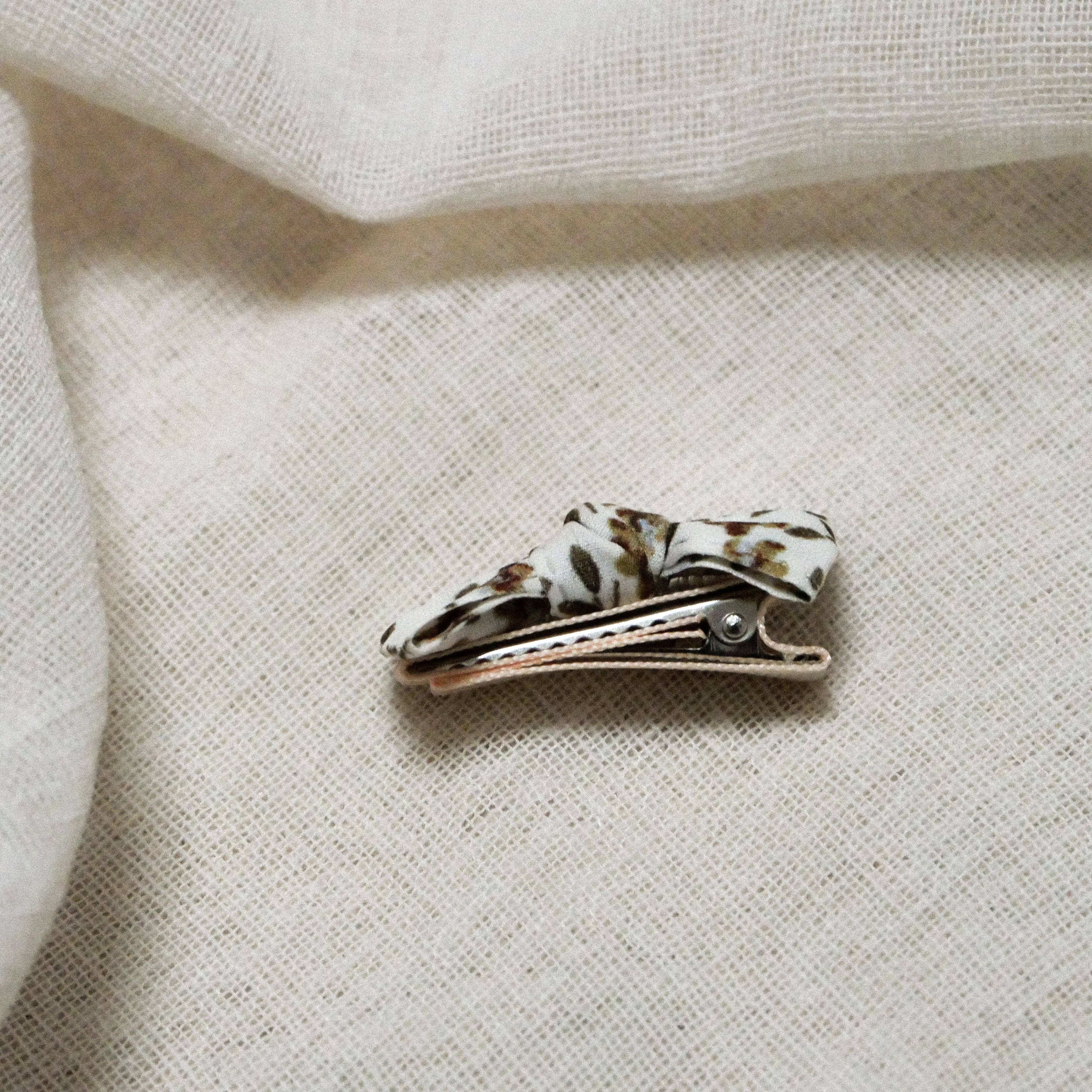 Gentil Coquelicot Paris - Wholesale Hair Accessories Set - Kids - Set vichy-taupe-flowers-plain beige hair clips6