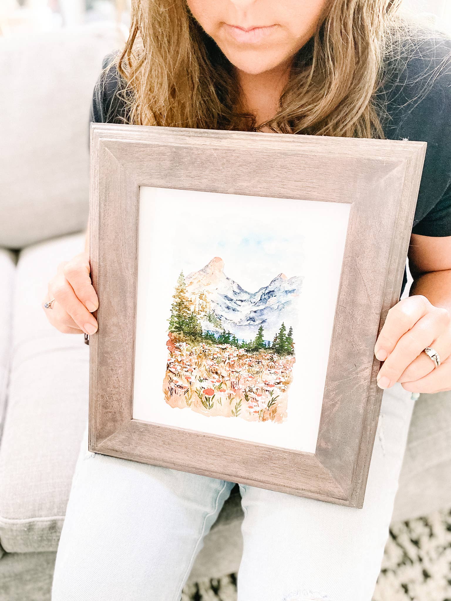 Art and Home co. - Wholesale Art Print - Mountain Landscape Watercolor Fine Art Print6